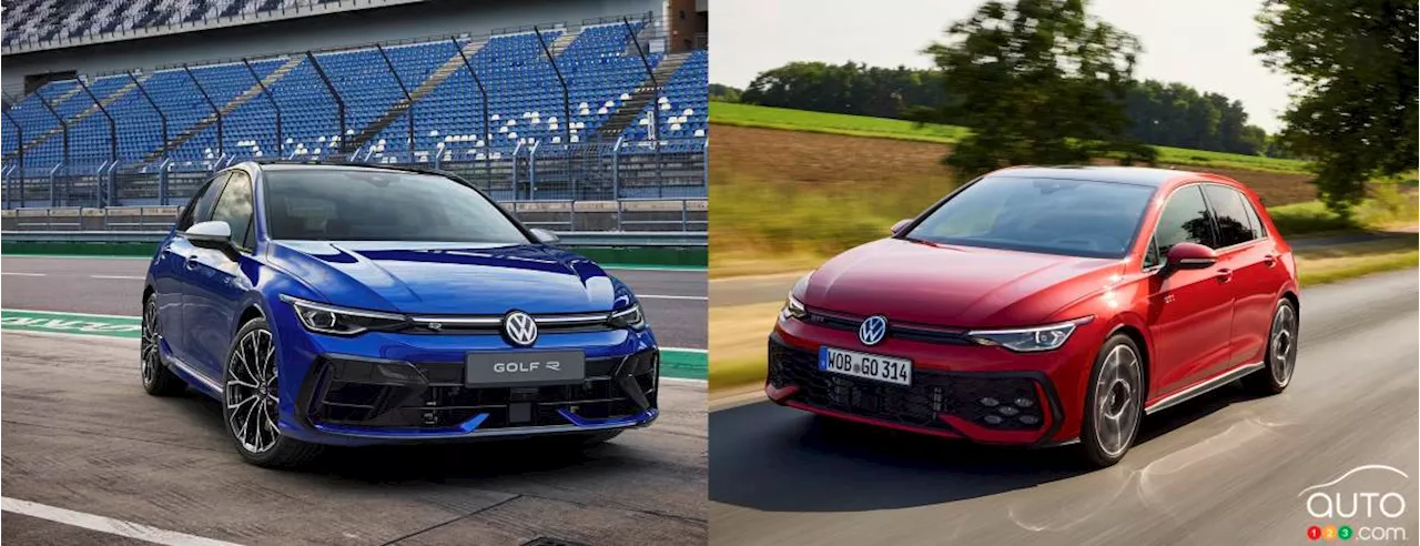 2025 Volkswagen Golf GTI and Golf R Announced with Updates and Manual Transmission Loss