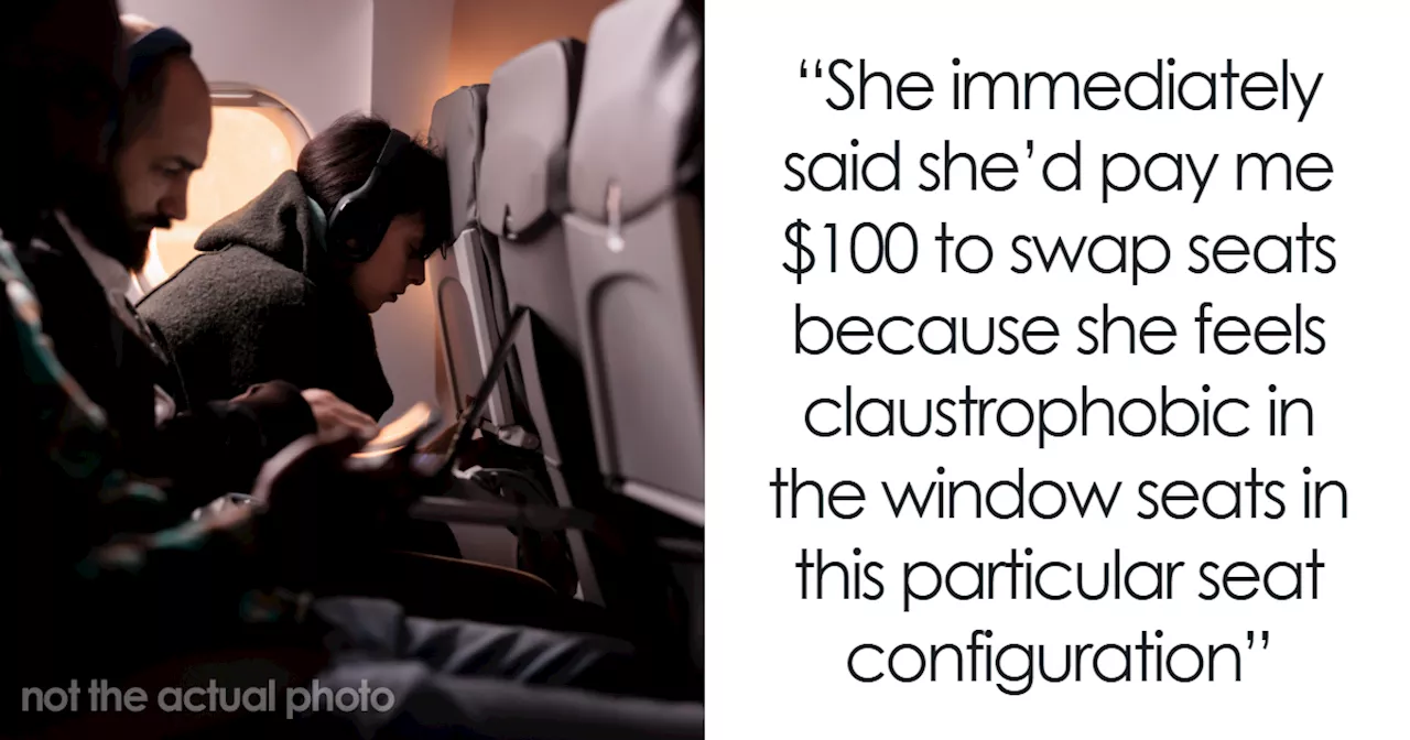 Kind Passenger Refuses Money From Elderly Woman with Claustrophobia for Seat Swap