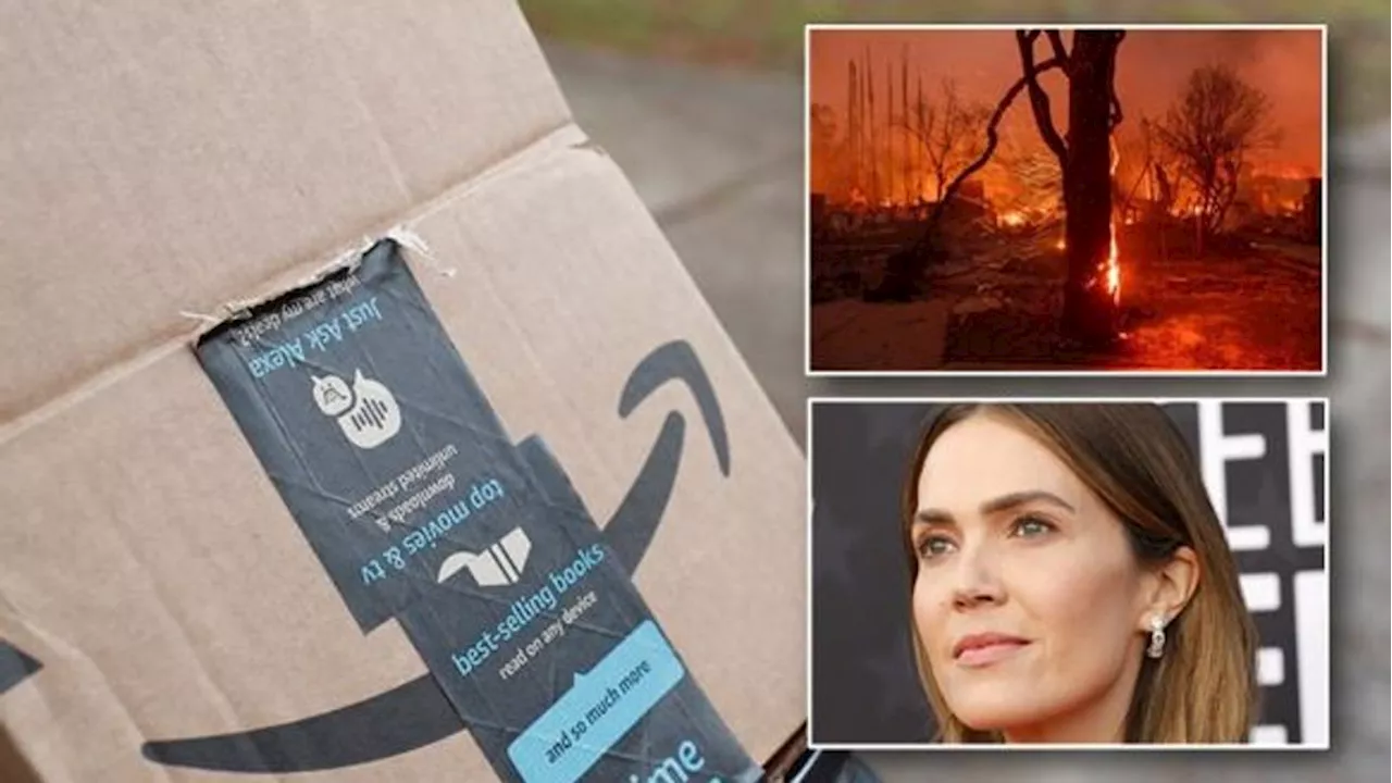 Mandy Moore slams Amazon after driver allegedly delivers package to home razed by wildfire