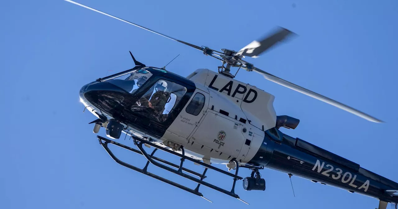 Man Arrested for Shining Laser at LAPD Helicopter During Street Takeover