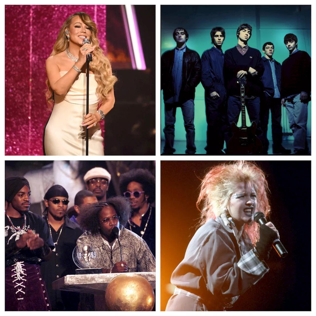 Mariah Carey, Oasis, Cyndi Lauper -- and one really big surprise -- are among 2025 Rock Hall nominees