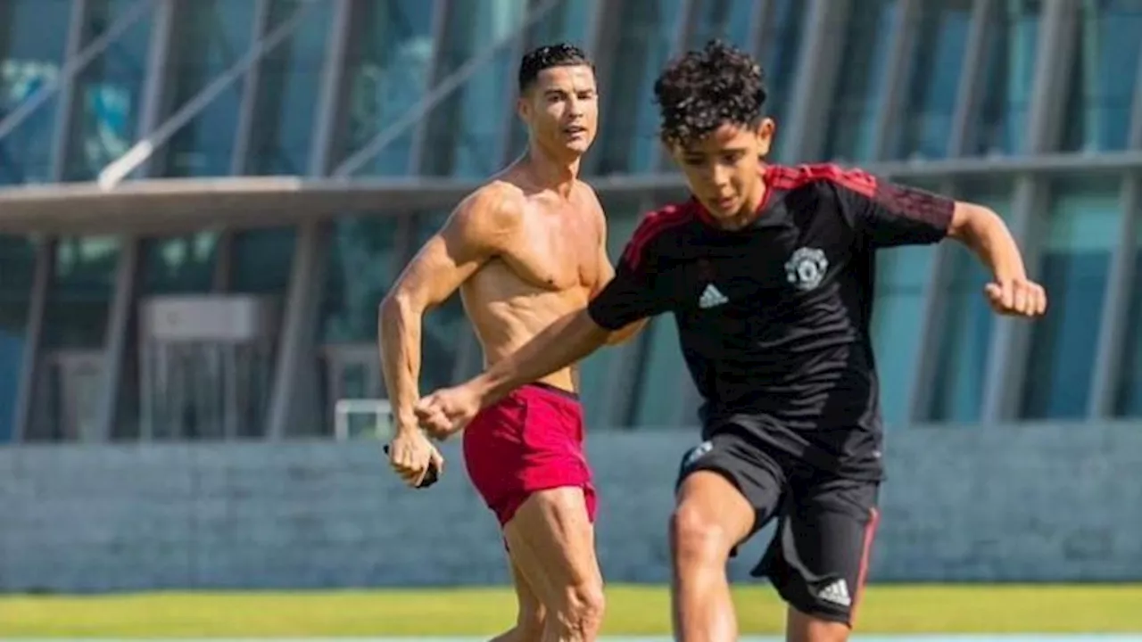 Cristiano Ronaldo sonha em jogar ao lado do filho, Cristiano Ronaldo Jr.