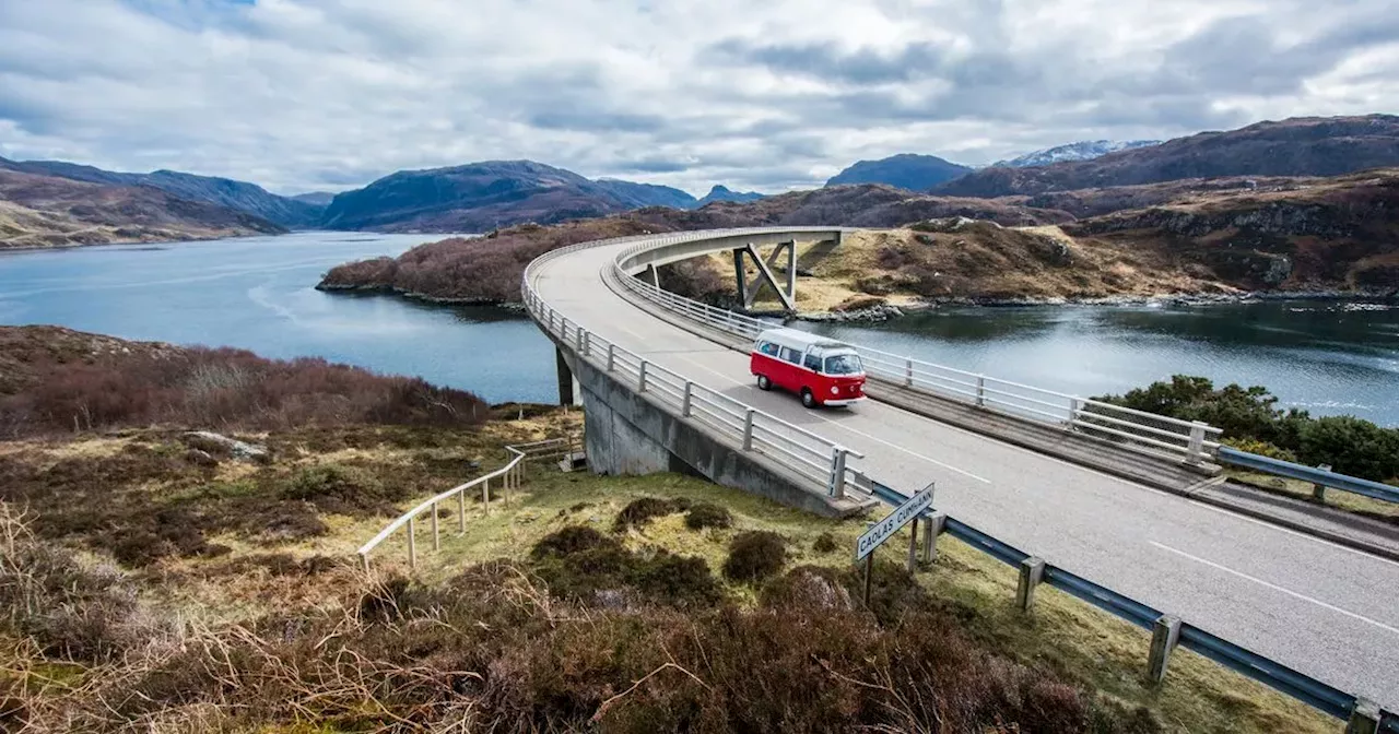 Father Ditches Mundane Life for Van Adventures in Scotland