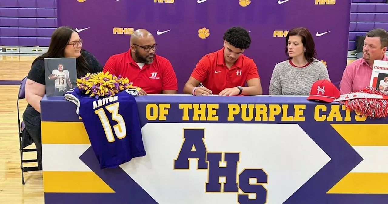 Ariton's McGuire signs with Huntingdon football