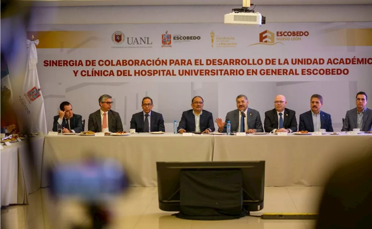 UANL y empresarios trabajan en conjunto; harán una nueva unidad académica y expansión del Hospital Universitario en Escobedo, Nuevo León