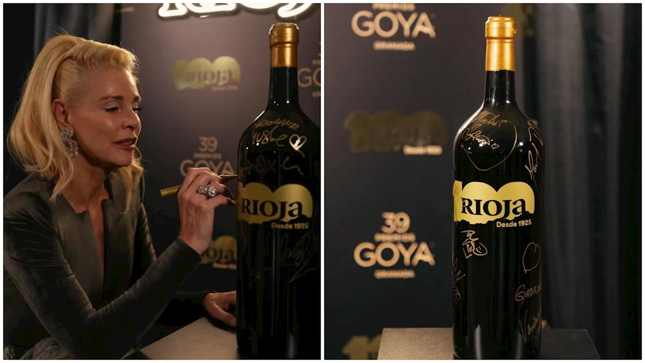 Misterio en los Premios Goya: Desaparecen dos botellas de Rioja firmadas por estrellas del cine