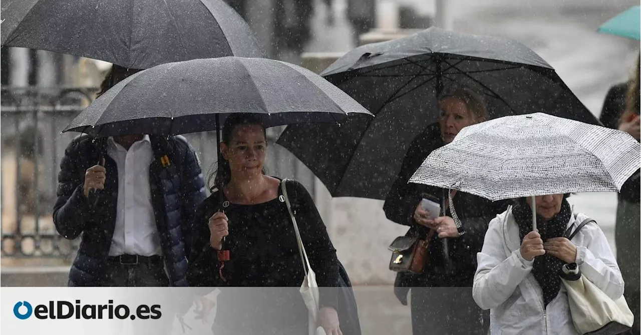 Frente frío trae lluvias y tormentas a la Península y Baleares