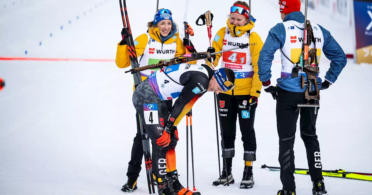 Deutschland holt Mixed-Staffel-Bronze bei Biathlon-WM