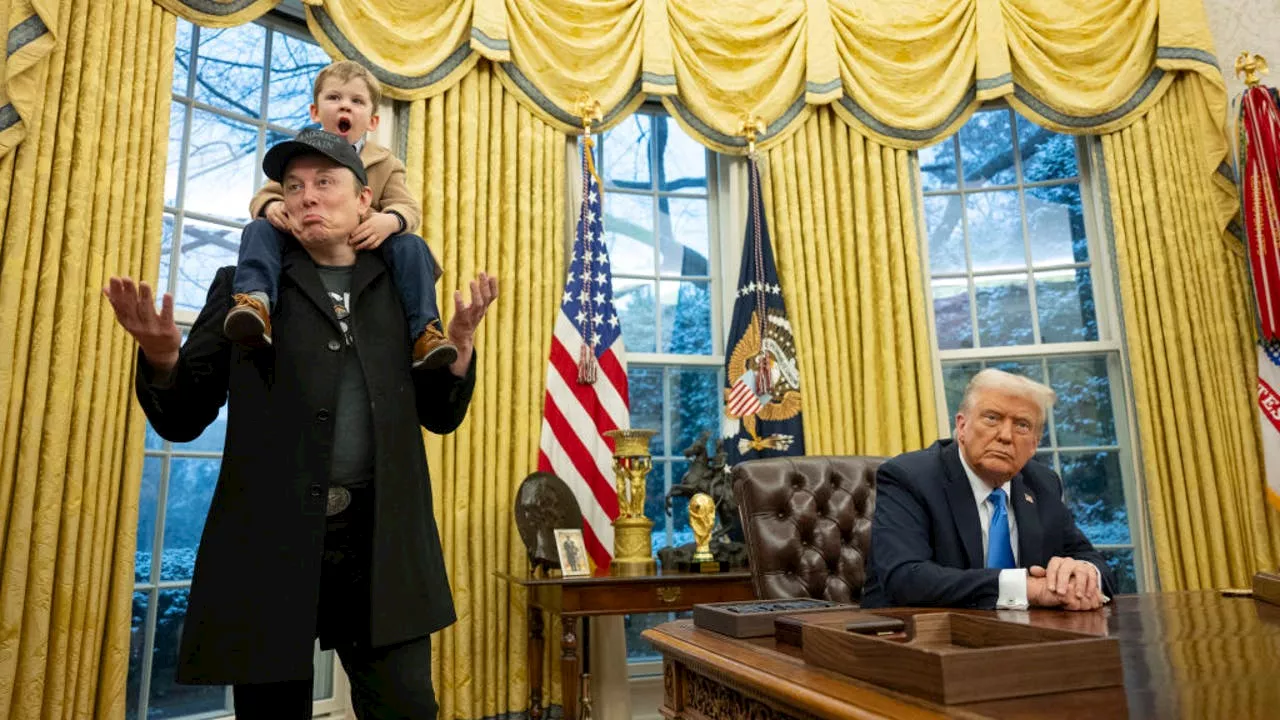 Elon Musk Brings Son X Æ A-Xii to White House Meeting with Donald Trump