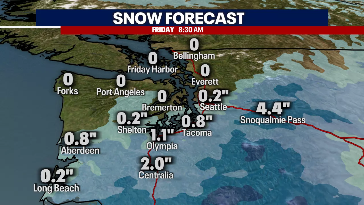 Another Chance of Snow on the Horizon for Western Washington