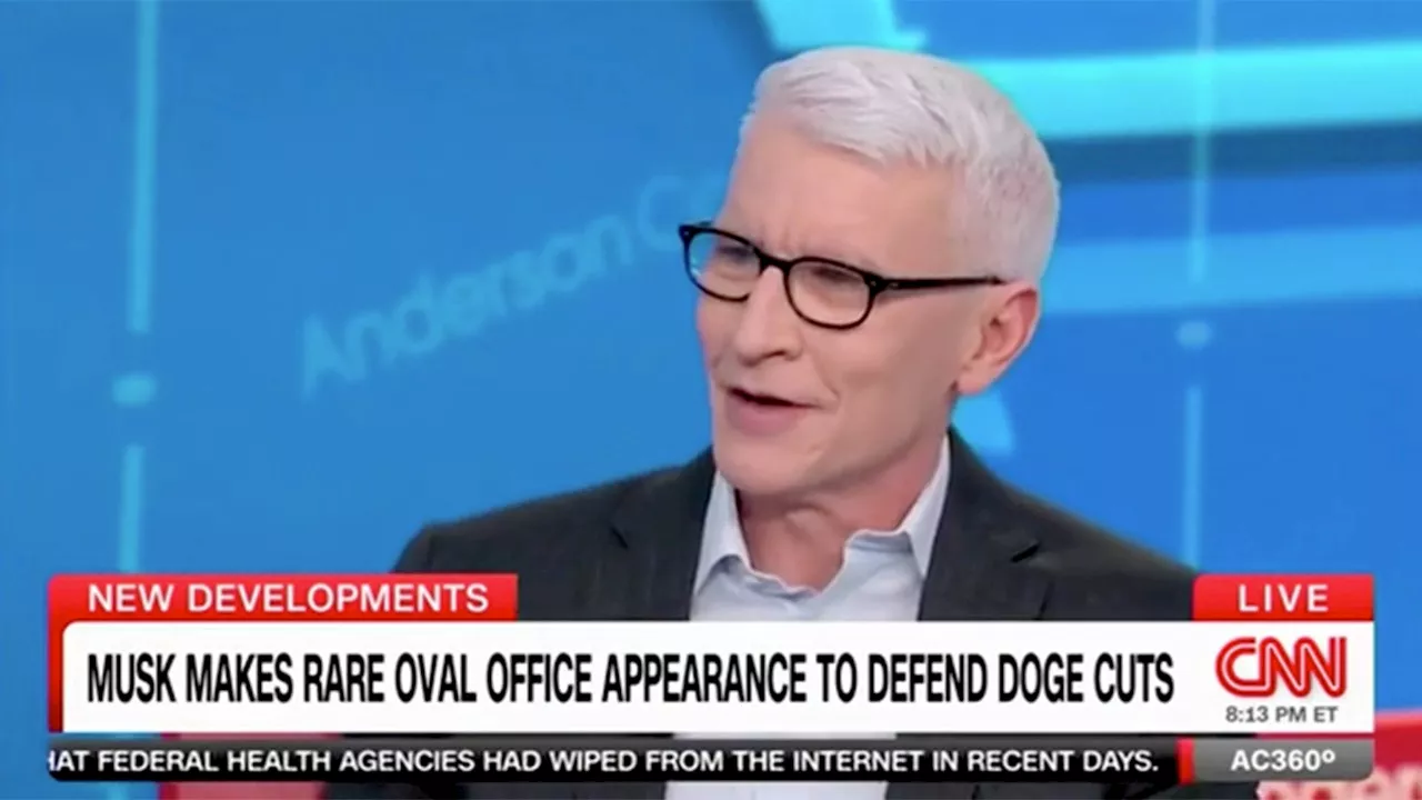 Anderson Cooper and Chris Sununu Clash Over DOGE's Findings