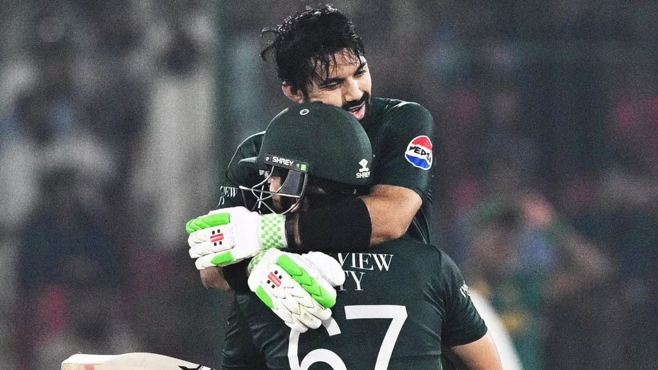 Rizwan and Agha Star as Pakistan Chase Down 353 to Beat South Africa and Reach Tri-Series Final