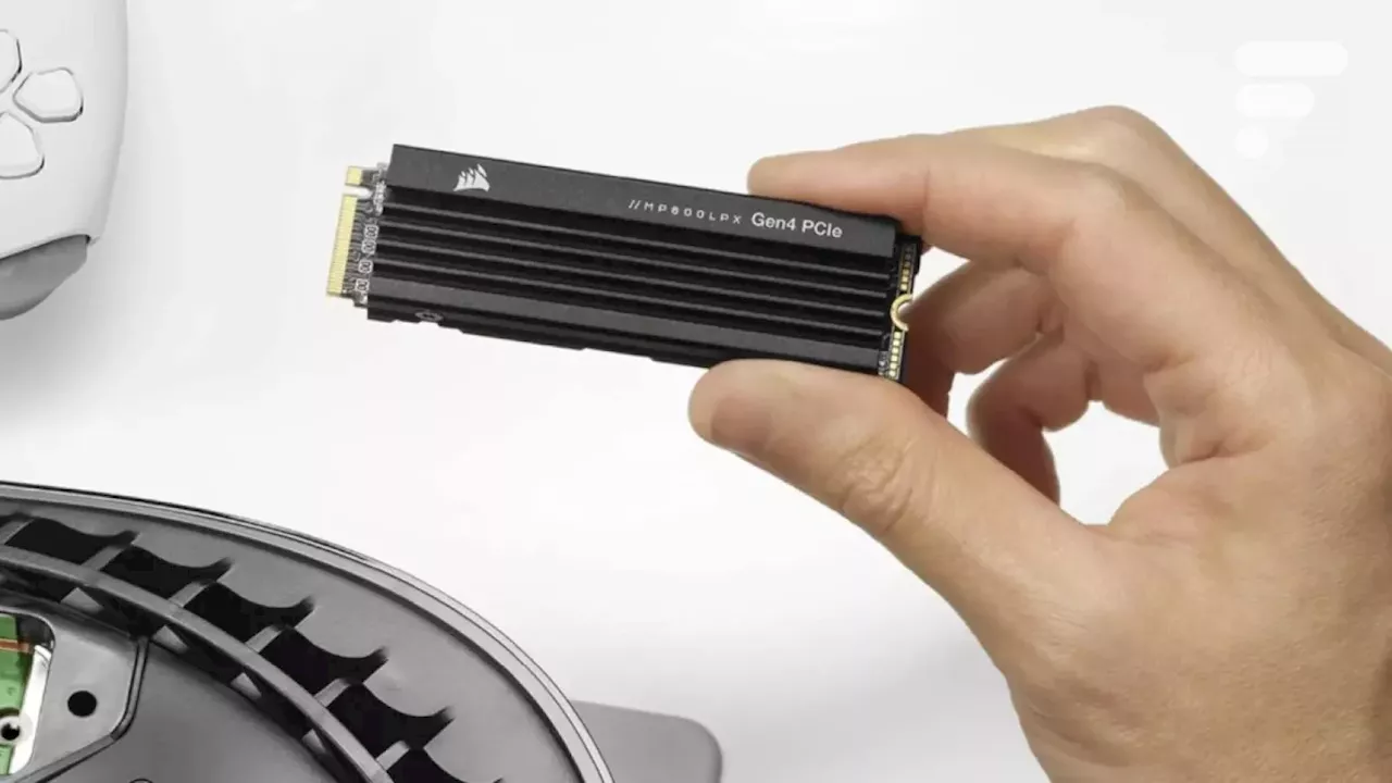 SSD NVMe Corsair MP600 Pro LPX à 89,99€ : Idéal pour Booster votre PS5