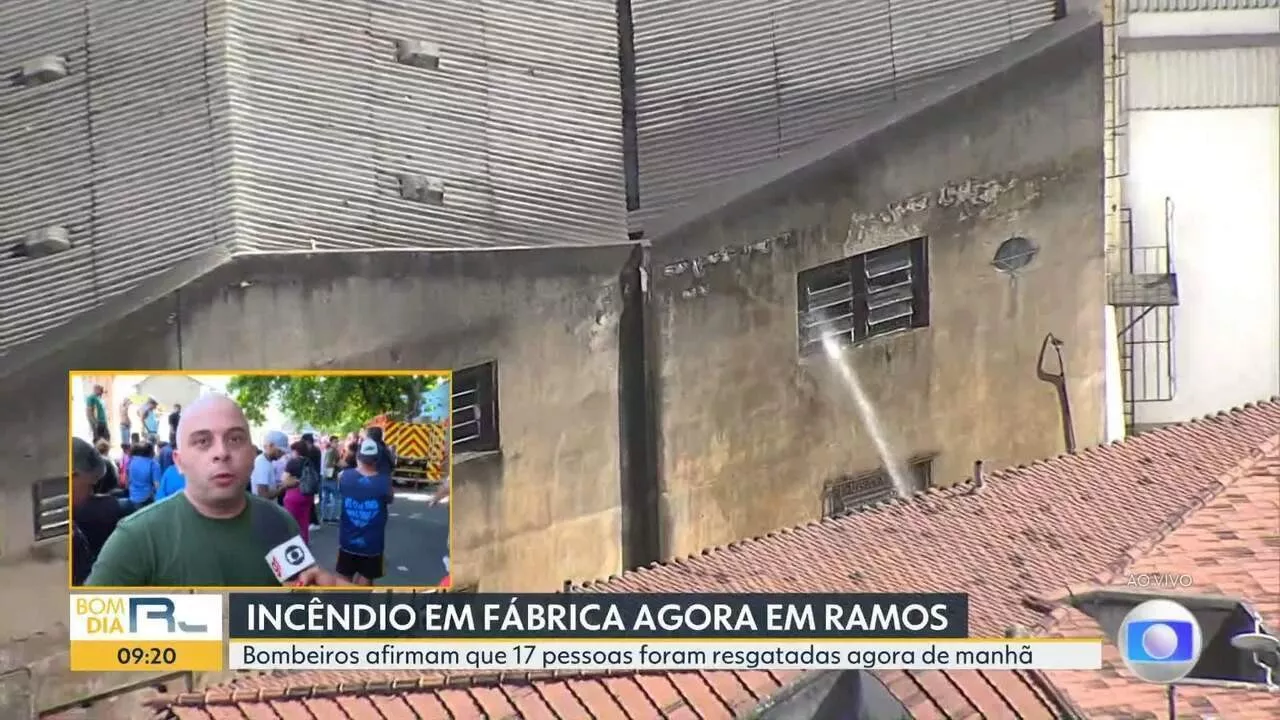 Incêndio destrói fábrica de fantasias e ameaça Carnaval