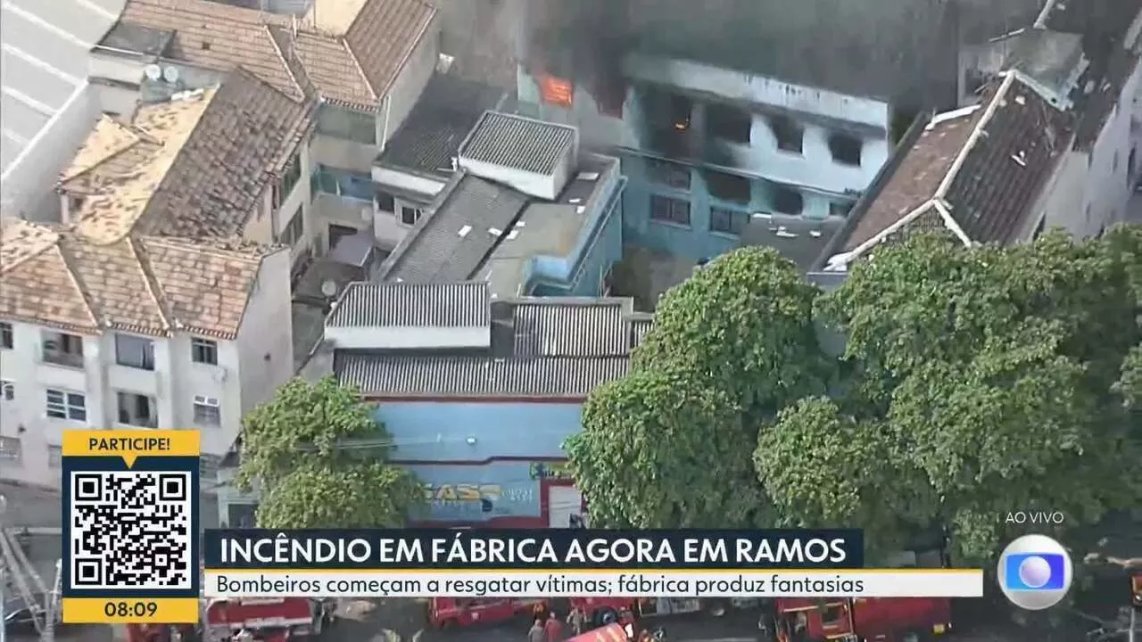 Incêndio Devastador Consome Fábrica de Fantasias no Rio, Afetando Escolhas de Samba