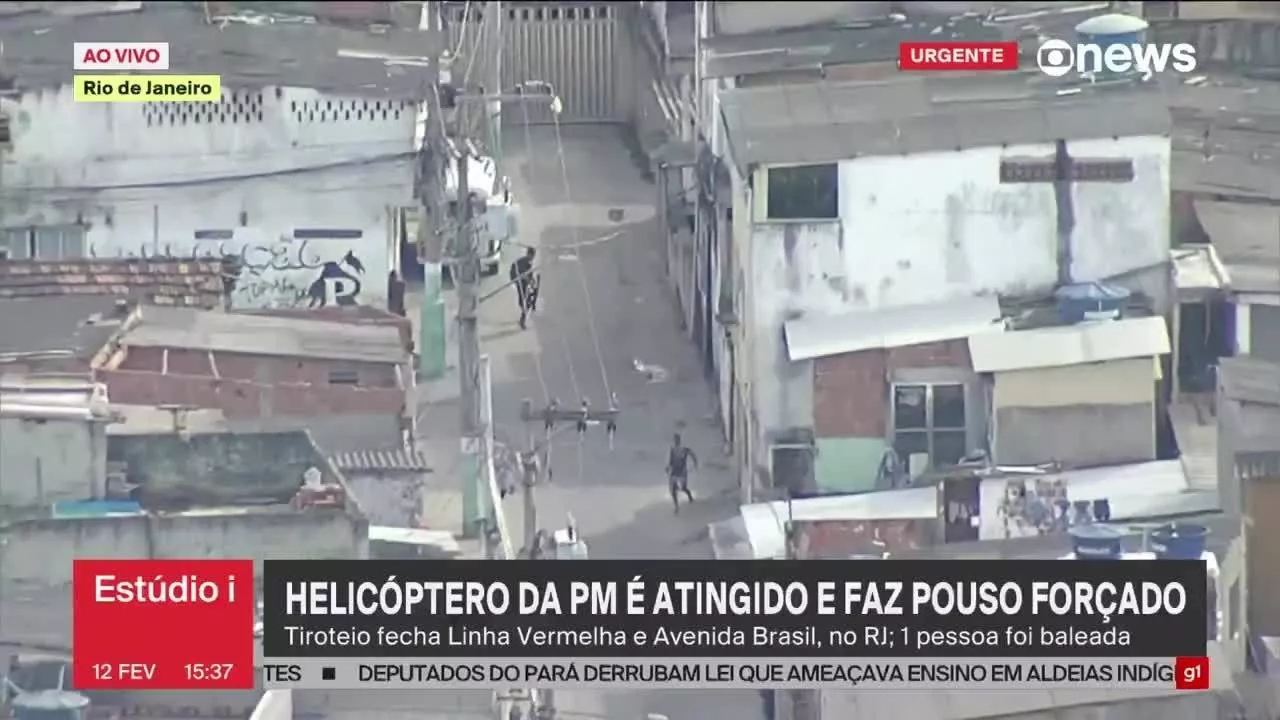 VÍDEOS: veja imagens do tiroteio que fechou a Linha Vermelha e a Avenida Brasil