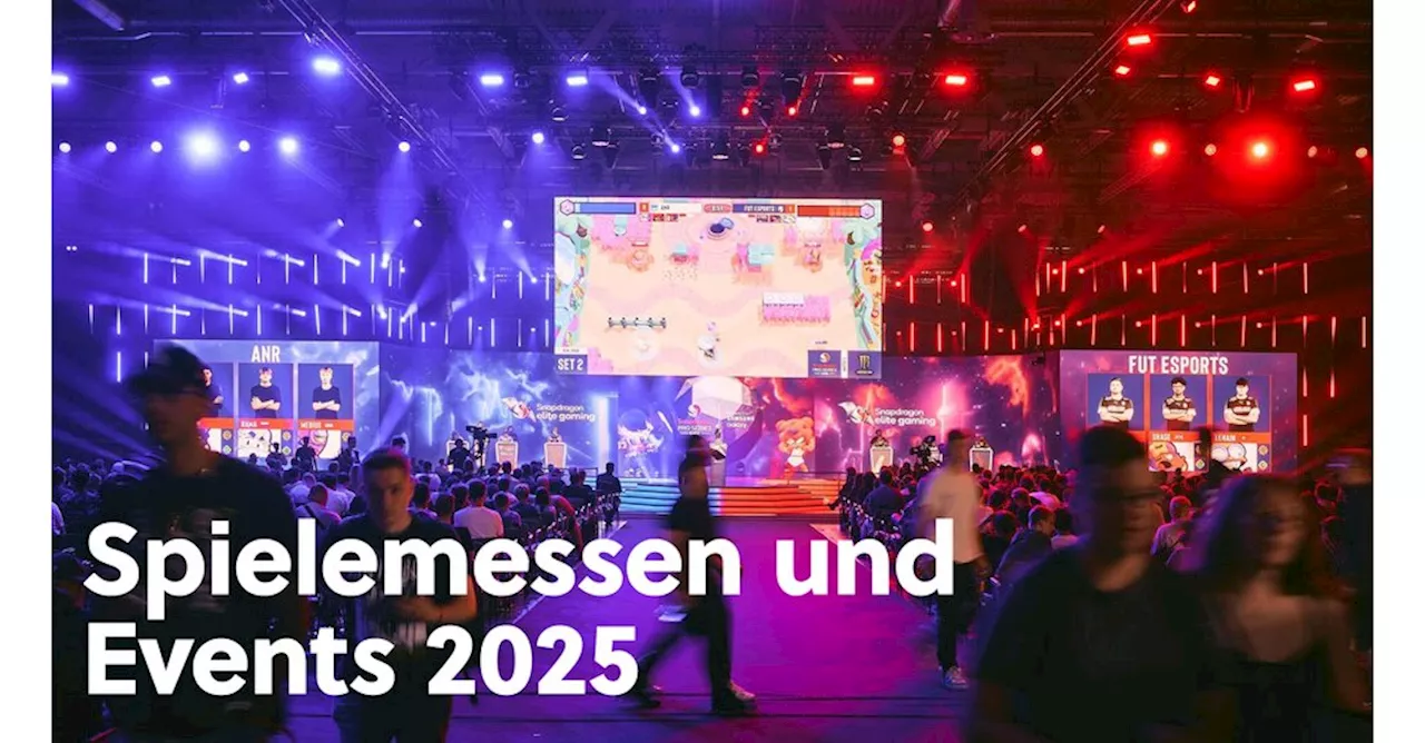 Die wichtigsten Videospielveranstaltungen 2025