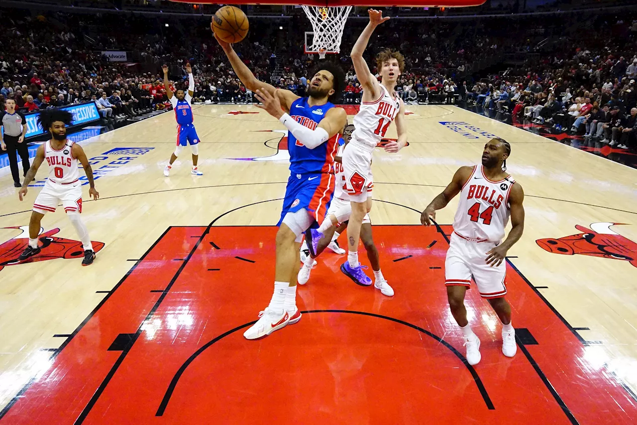 Pistons rout Bulls 132-92 behind Beasley's 24 points