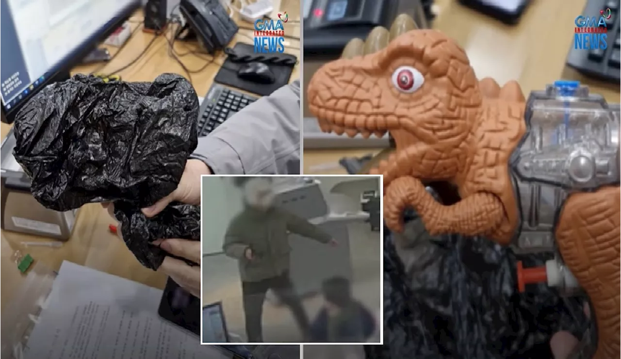 South Korean Bank Robber's 'Gun' Turns Out to Be a Dinosaur Water Gun