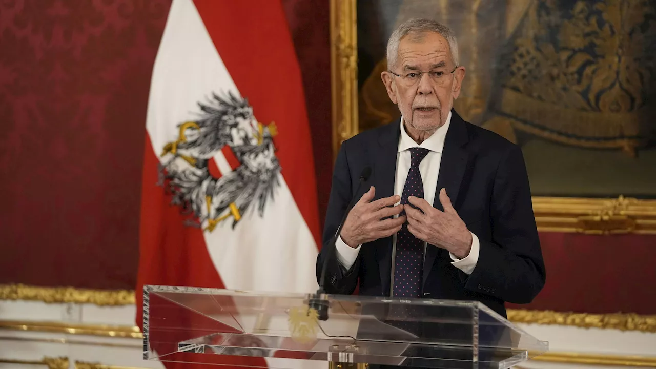 Van der Bellen sieht nach Regierungskrise nach neuen Wegen