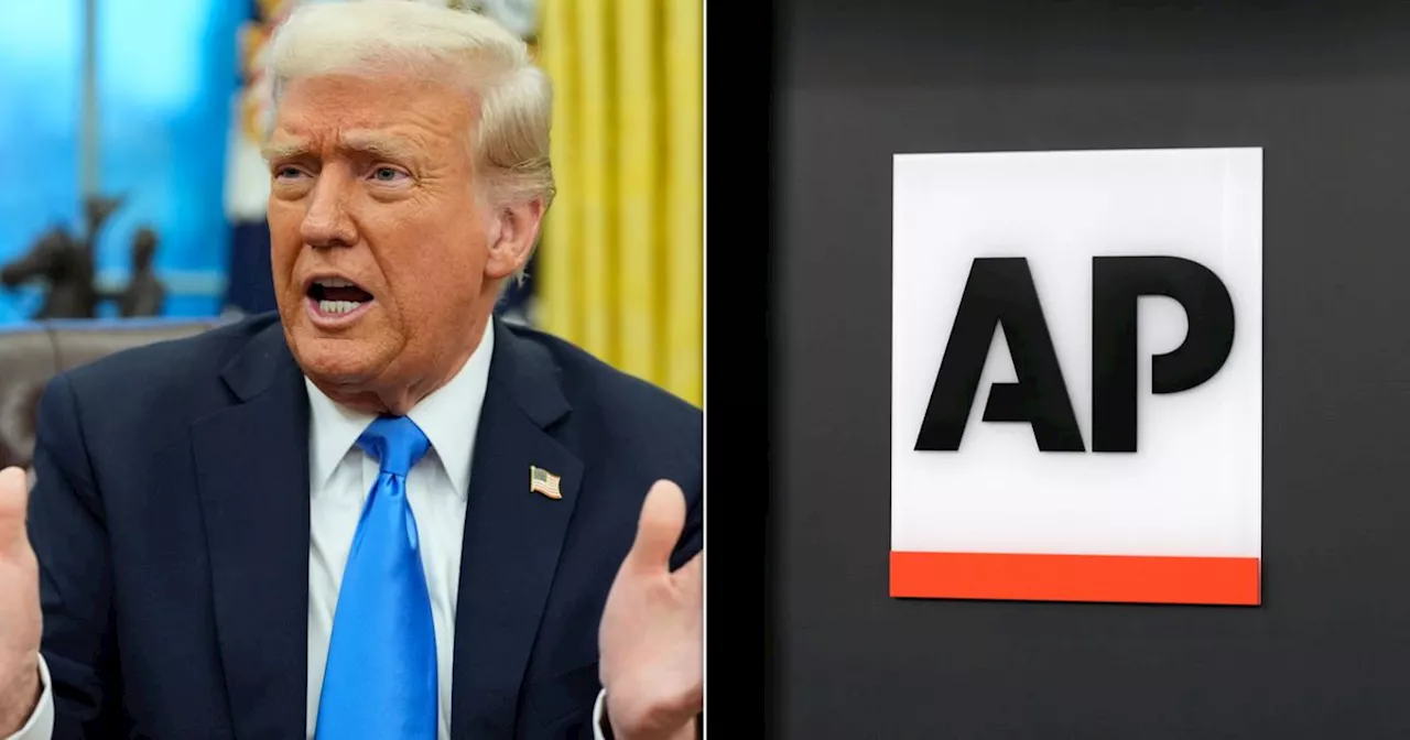 Trump Punishes The Associated Press For Not Calling The Gulf Of Mexico 'The Gulf Of America'