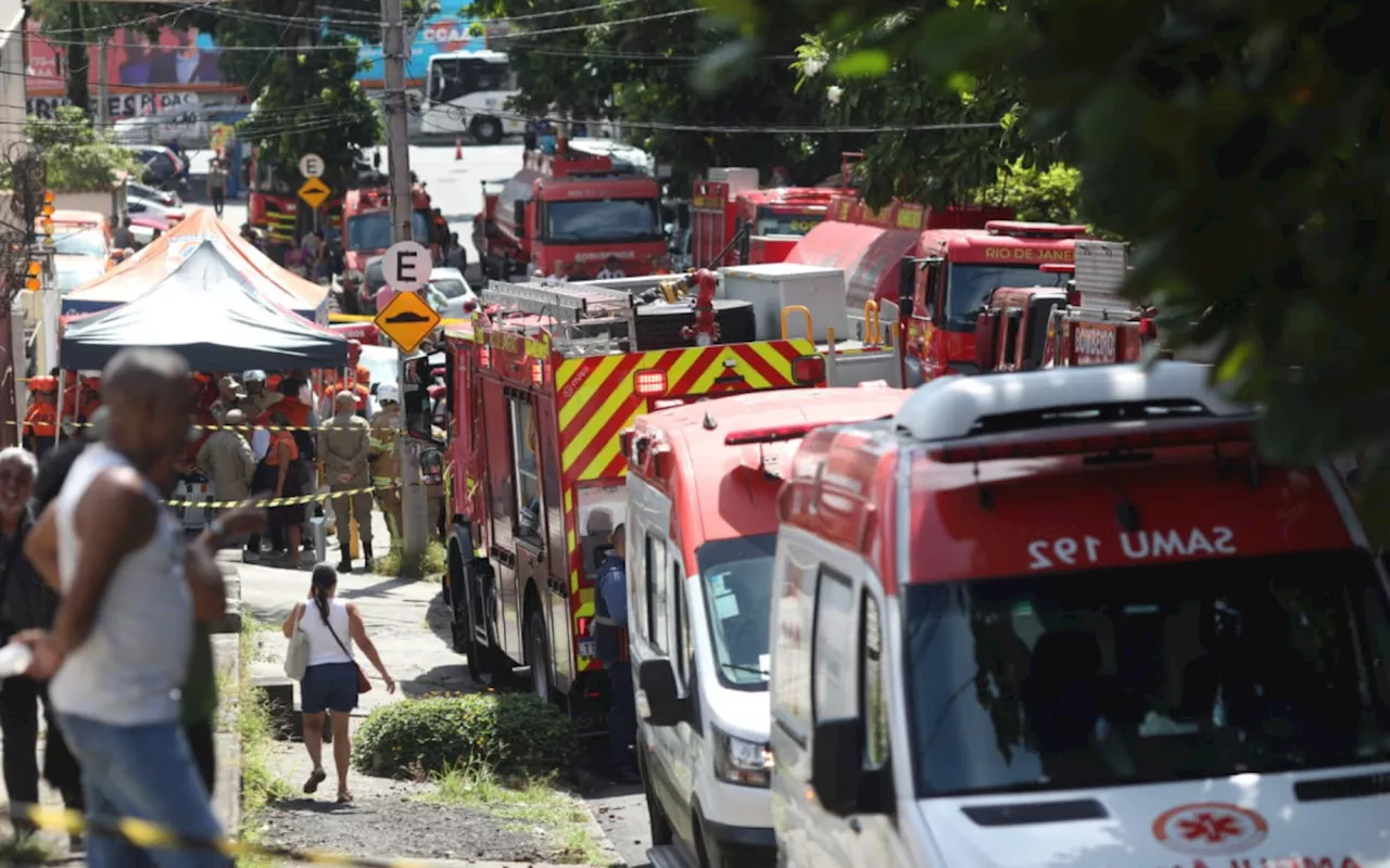 Incêndio em Fábrica de Tecidos em Ramos, Rio, Deixa 21 Feridos