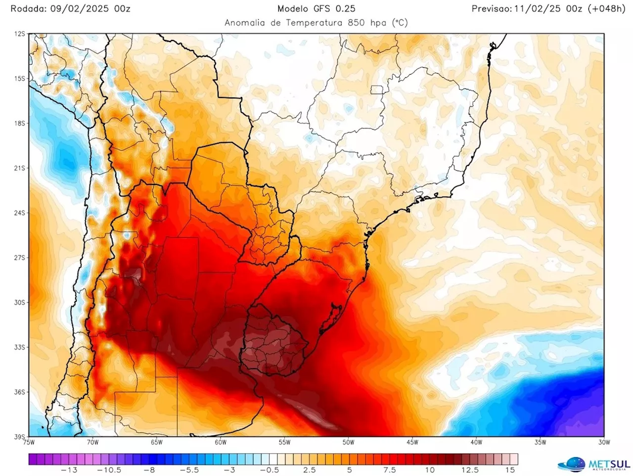 Onda de Calor Intensa e Temporais Severos Atingirão Sul e Sudeste do Brasil