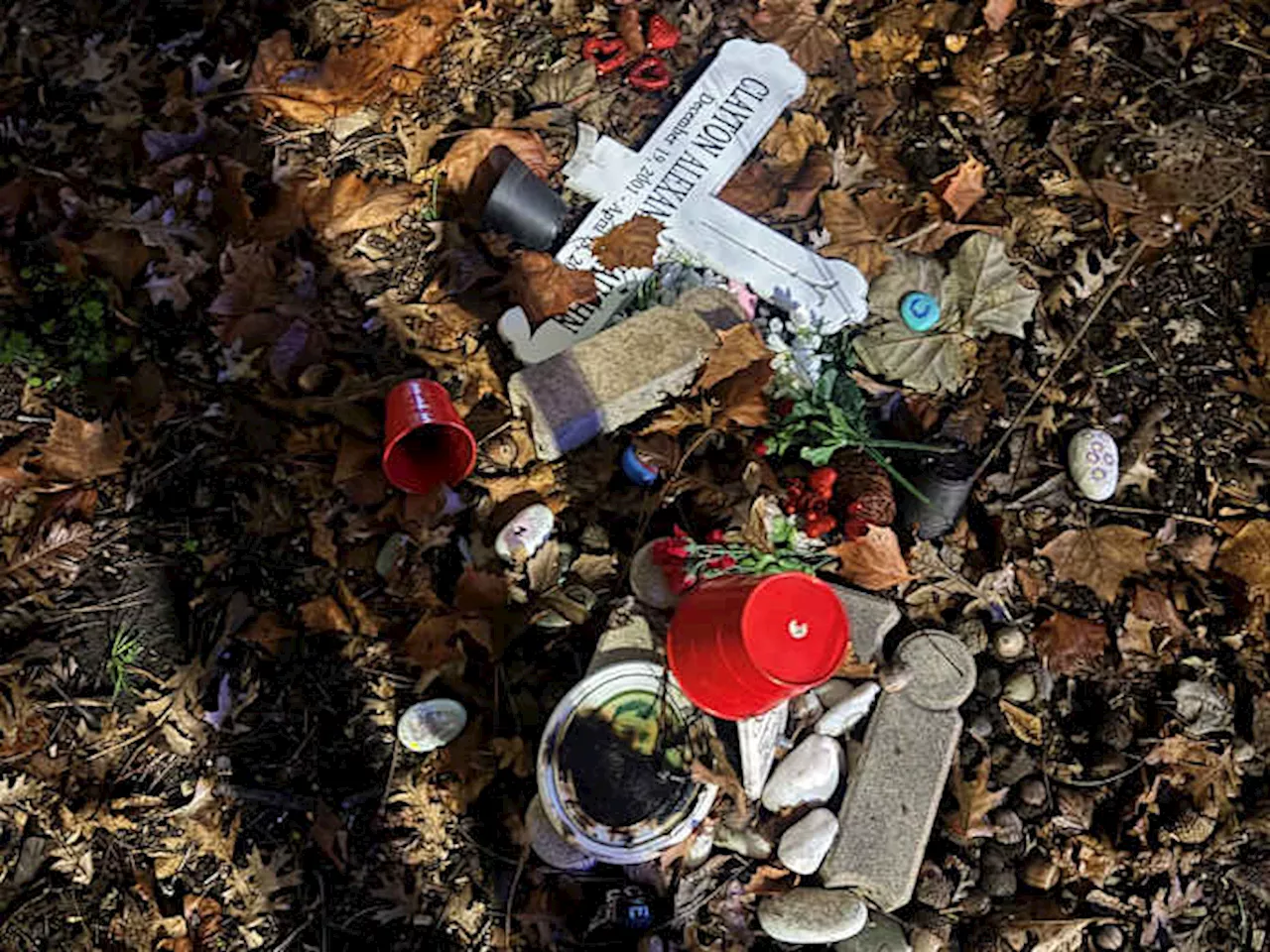 Memorial vandalized honoring father killed by loose tire from box truck in west Houston