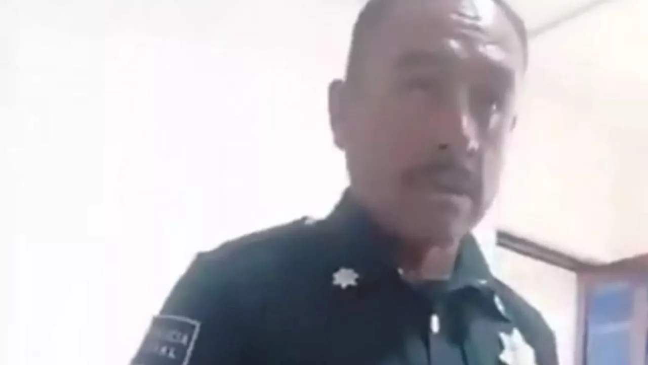 'Aquí todos somos rateros': policía de Puebla se sincera y es exhibido en video viral