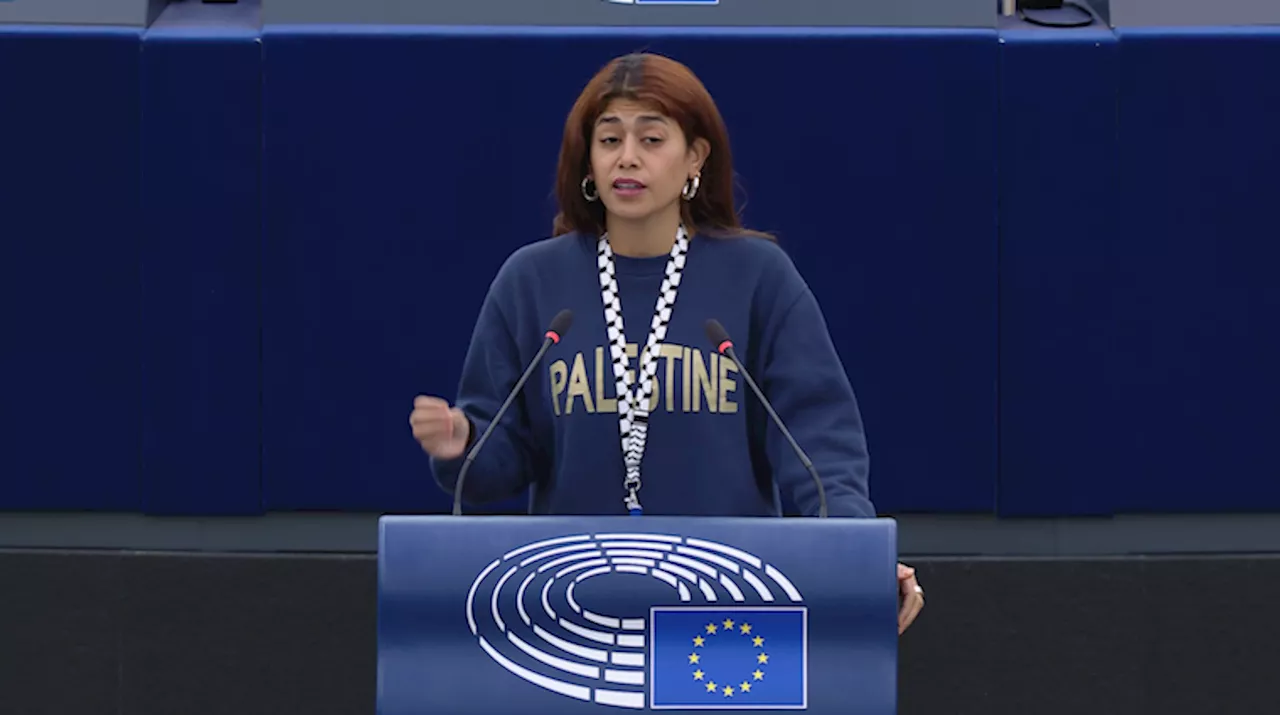 Au Parlement européen, Rima Hassan rappelée à l’ordre pour le port non-règlementaire d’un sweat-shirt «Palestine»