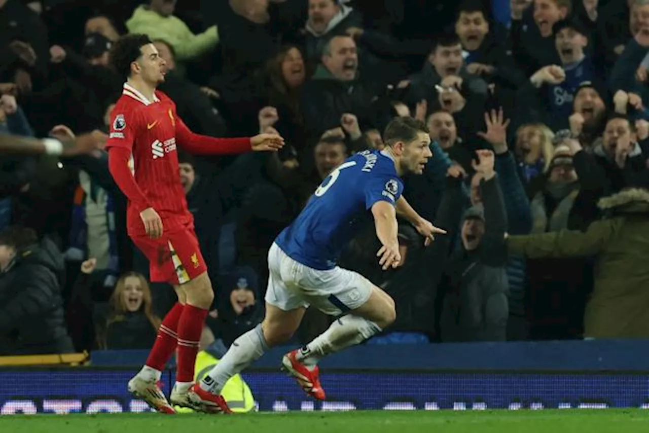 Everton arrache le nul au bout du temps additionnel face à Liverpool en Premier League