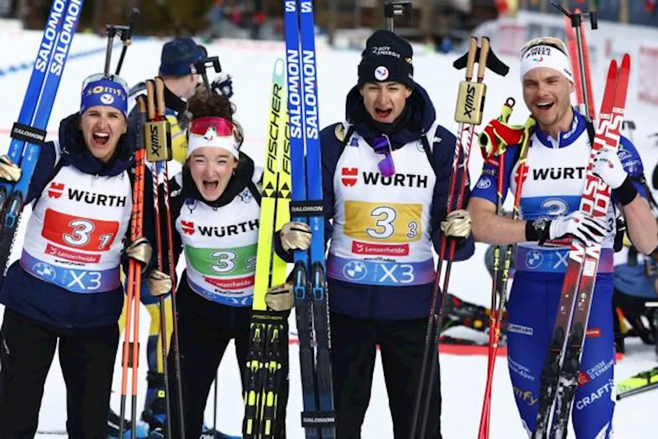 La France survole le relais mixte des Championnats du monde et conserve son titre