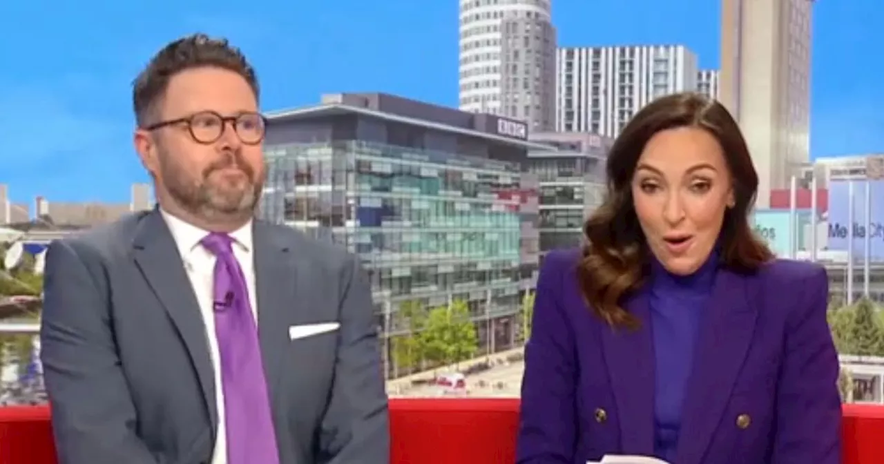 Jon Kay's Dash Back to BBC Breakfast Studio Leaves Sally Nugent Amused