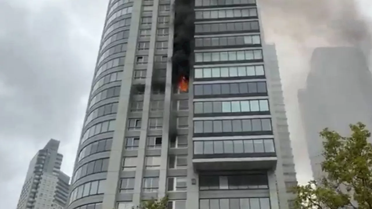 Incendio en Torre Residencial de Puerto Madero