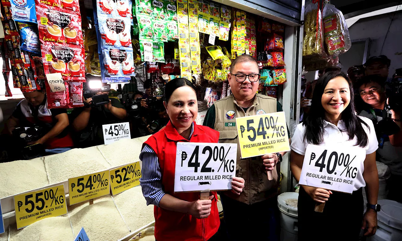 Government Officials Monitor Rice Prices at Quezon City Market