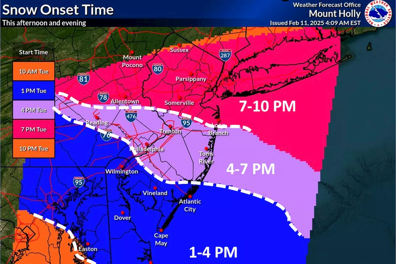 Two Rounds of Snow and Ice Expected to Hit New Jersey