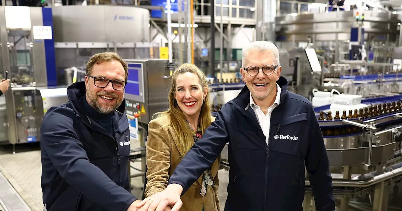 Neue Abfüllanlage eingeweiht: Ein Meilenstein für die Herforder Brauerei