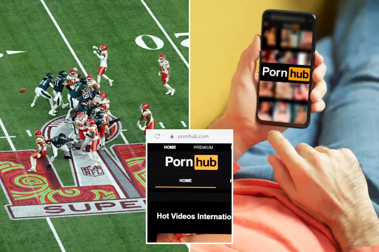  Pornhub searches spiked during Super Bowl 2025 — here's what made football fans horny