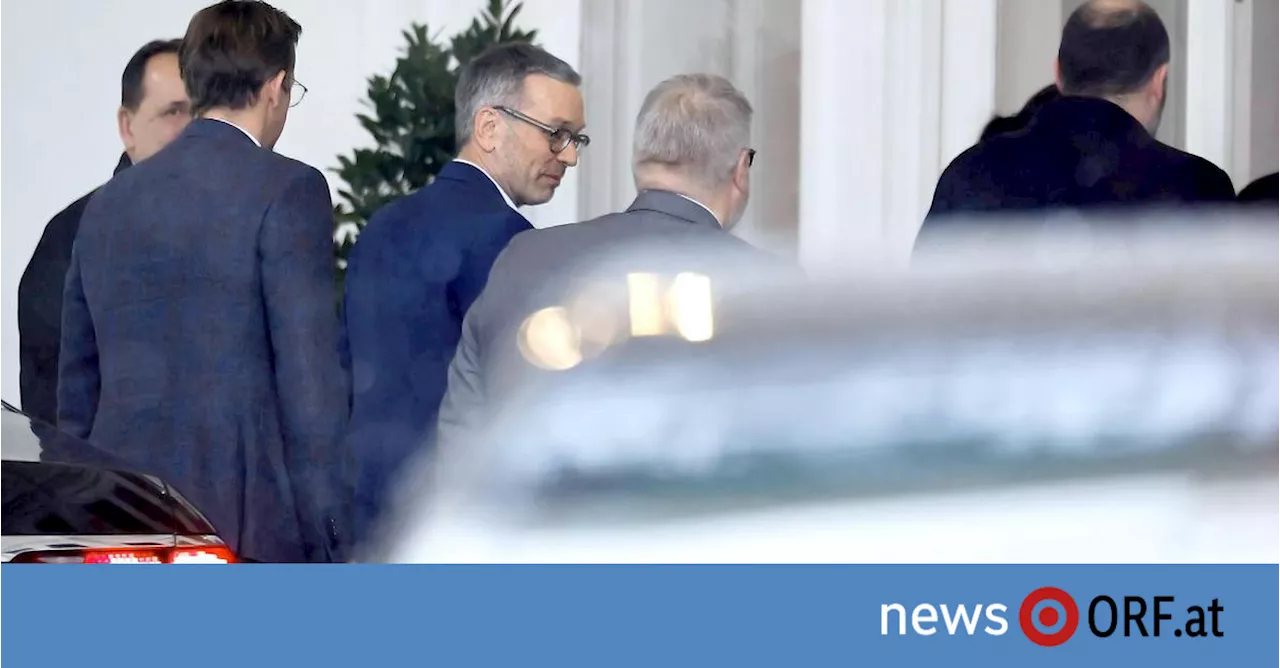 FPÖ und ÖVP scheitern bei Koalitionsverhandlungen