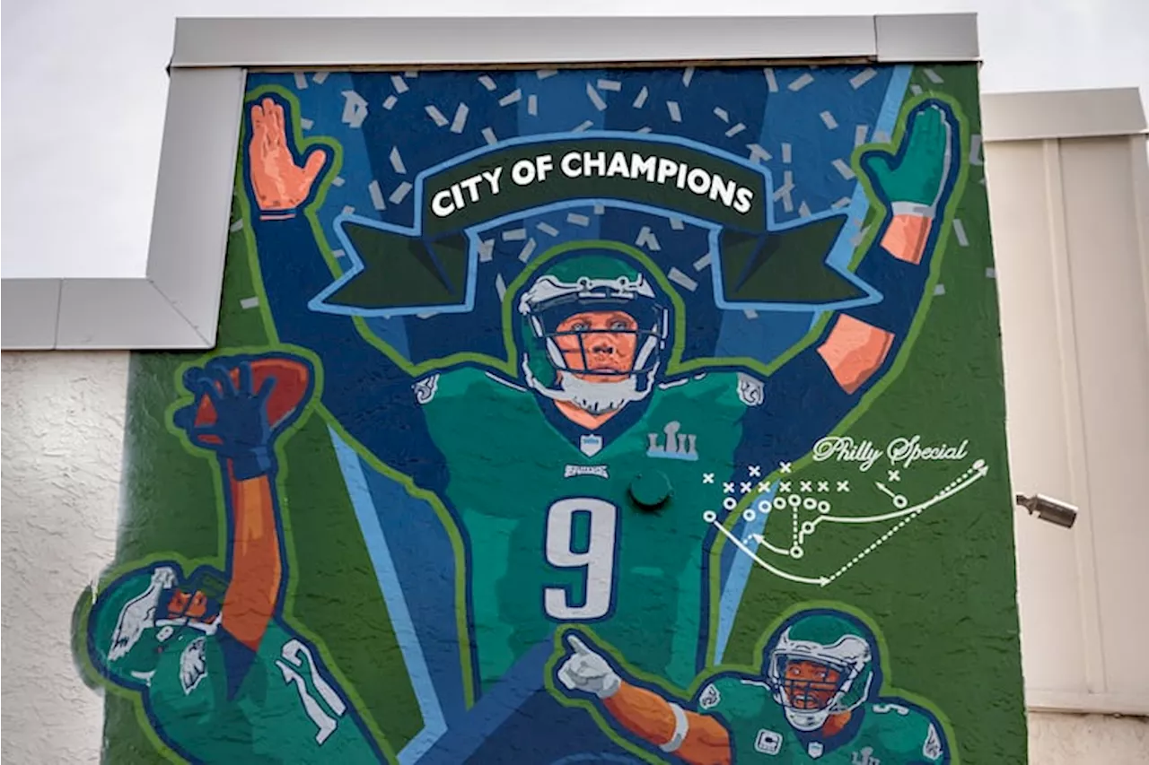 Philly Fans Celebrate Eagles Super Bowl Victory With New Murals