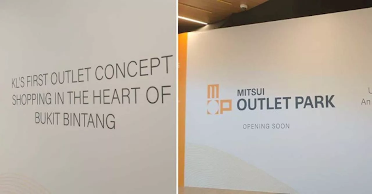 Mitsui Outlet Park to Open in LaLaport Bukit Bintang City Centre 