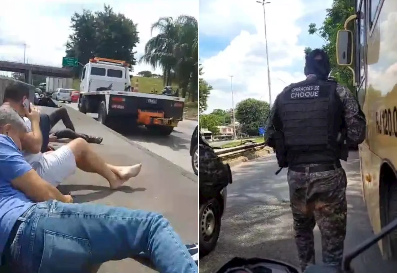 Tiroteio entre policiais e criminosos causa interdição na Avenida Brasil e Linha Vermelha