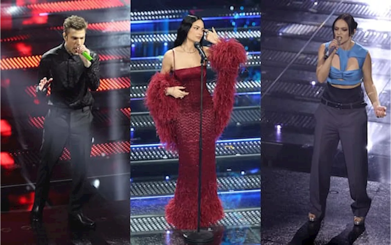 Sanremo 2025, i voti ai look della seconda serata, da Elodie a Fedez e Francesca Michielin