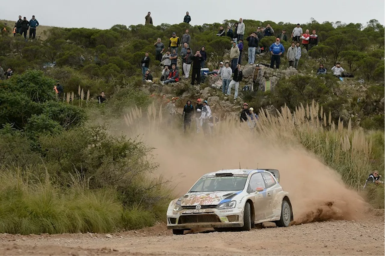 Volkswagen Doppelspitze bei der Rallye Argentinien