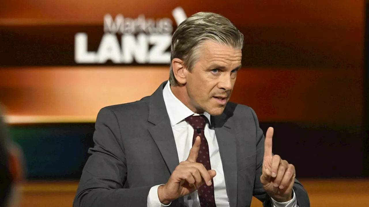 Debatte über Sendezeit im ZDF: Markus Lanz will Lindner 85-mal eingeladen haben