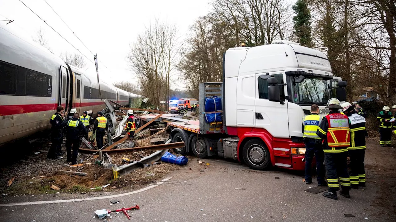 Zusammenstoß zwischen ICE und Sattelschlepper in Hamburg: Todesopfer und Verletzte