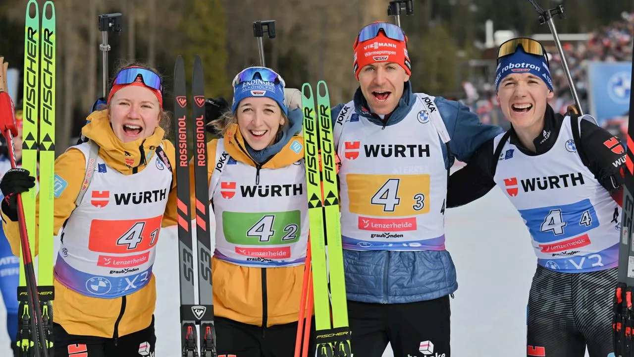 Dramatisches Finale endet für deutsche Mixed-Staffel mit Bronze