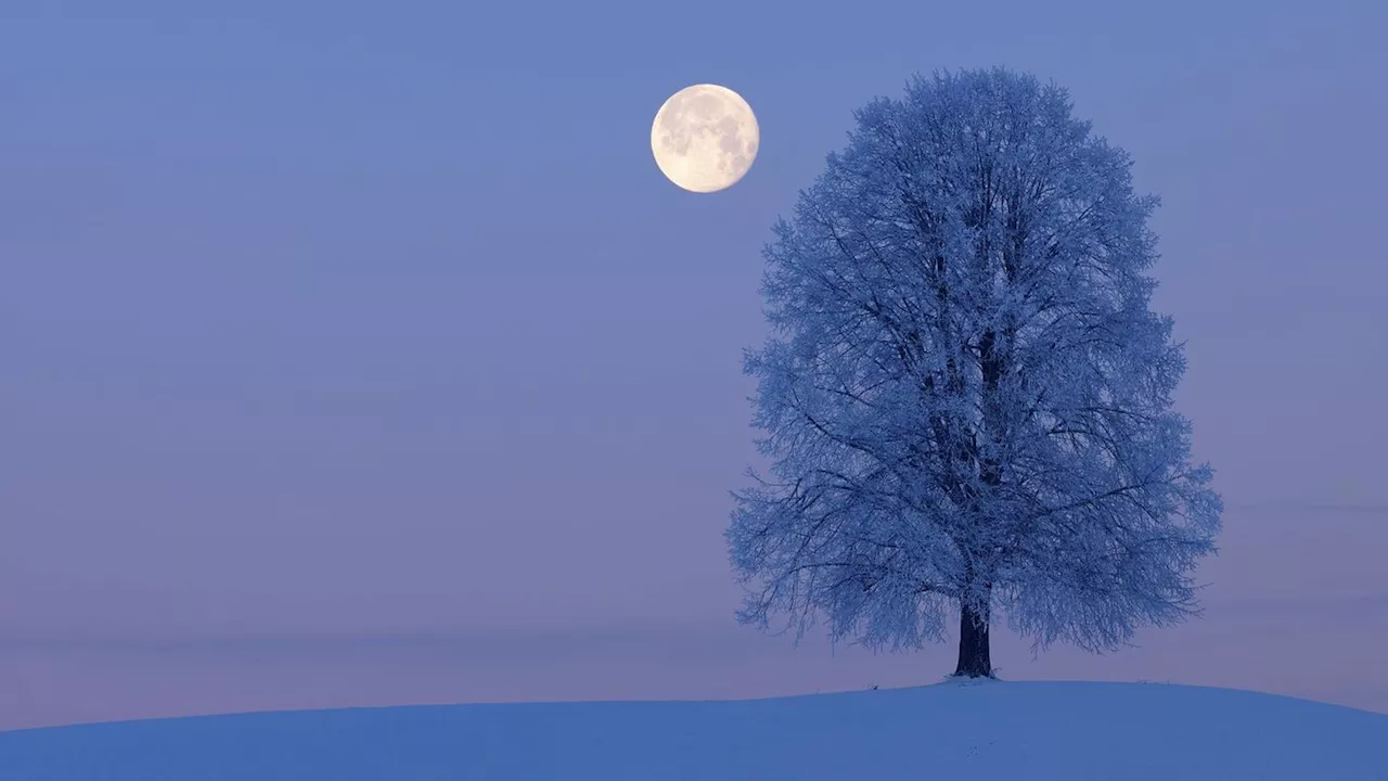 Schneemond am Mittwoch: Vollmond und die Bedeutung der Mondnamen