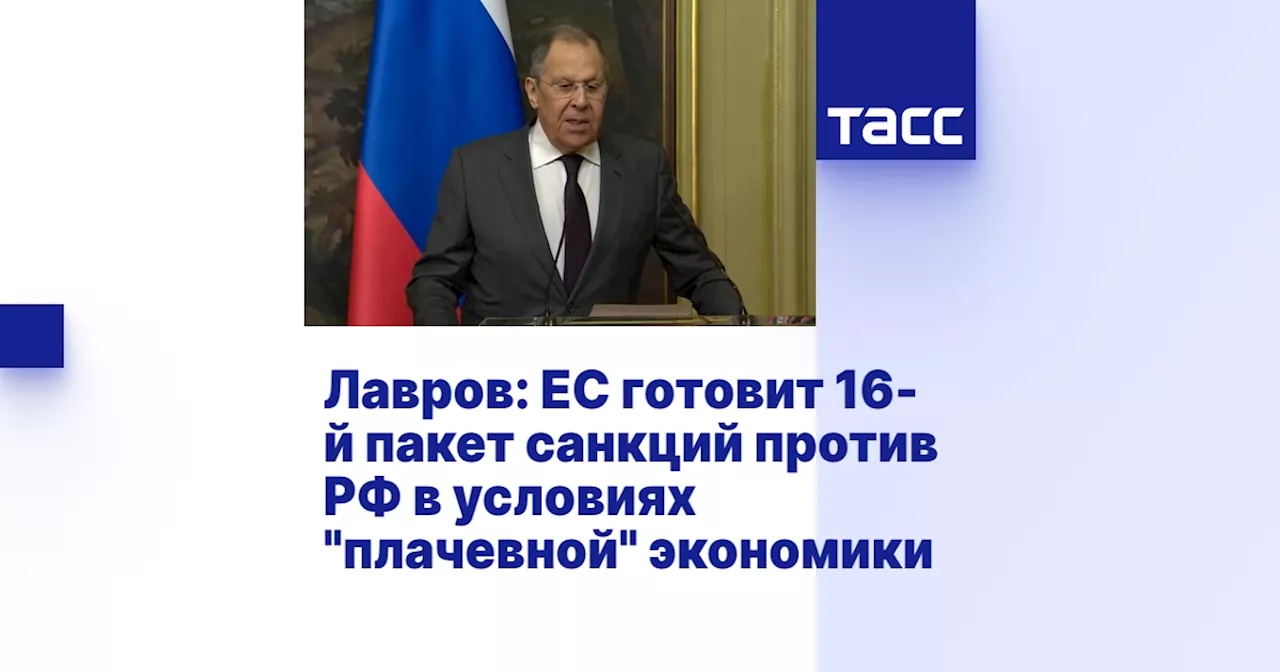 Лавров: 16-й пакет санкций ЕС неэффективен и вредит Европе