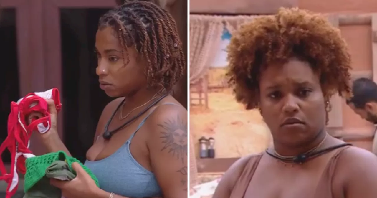 Thamiris e Camilla trocam farpas no BBB 25 após desentendimento